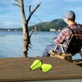 thumbnail image 3 of Splihome 5Pcs/Set Fly Fishing Bobber Floating Foam Units Teardrop Strike indicator yellow, 3 of 9