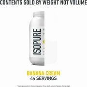 Natures Best Isopure Zero Carb Protein - Banana Cream 25 g protein 3 lbs Pwdr