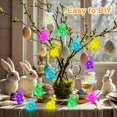 thumbnail image 4 of Cadena de luces LED ZGWJ para decoración de Pascua, diseño de conejo, 16 pies, 50 LED, 4 of 7