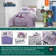 thumbnail image 2 of Encanto The Magical Madrigal Sisters Purple 7 Piece Queen Bed Set, 100% Microfiber, 2 of 6