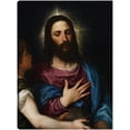 thumbnail image 1 of Cuadro Decorativo - La tentación de Cristo (c. 1516-25) Jr  Impresión en canvas, estrechado., 1 of 2