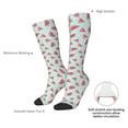 thumbnail image 5 of Picia Women Crew Soft Moisture-wicking Socks Watermelon Pattern Design Cotton Socks, One Size fit All, 5 of 9