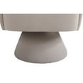 thumbnail image 6 of Swivel Barrel Chair, Accent Chair Armchair for Living Room, Comfy Round Swivel Chair, Modern 360 Degree Swivel Accent Single Sofa Chairs, for Living Room Bedroom Office Lounge, Beige, 6 of 7