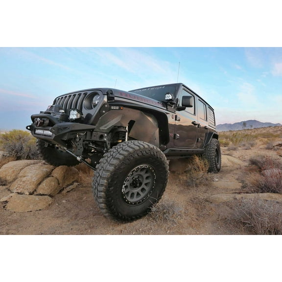 Fabtech K4187 Tube Fenders Fits 18 21 Fits/For Gladiator Wrangler (Jl) Fits select: 2020 JEEP WRANGLER, 2020-2021 JEEP GLADIATOR