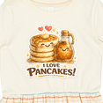 thumbnail image 4 of Inktastic I Love Pancakes Girls Toddler Dress, 4 of 5