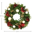 thumbnail image 6 of Jeco 26" Christmas Wreath with Ornaments in Multi-Color, 6 of 8