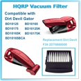 thumbnail image 2 of HQRP Paquete de 2 filtros de repuesto para Dirt Devil F39 2DT0880000 2-DT0880-000 compatible con aspiradoras de mano inalámbricas Dirt Devil Gator BD10125 BD10165 BD10175, 2 of 5