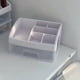thumbnail image 4 of Organizador de escritorio de maquillaje con cajones, caja de almacenamiento de cosméticos de gran capacidad para dormitorios 2 capas, 4 of 8