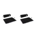 thumbnail image 4 of Greeniant Colchoneta portátil para acampar, Picnic, pesca, cojín impermeable para asiento, transpirable, plegable, para playa, almohadilla de Negro 2piezas, 4 of 6