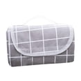 thumbnail image 3 of Manta de playa, manta de camping, manta de picnic, manta portátil plegable impermeable Café, 3 of 9