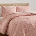 thumbnail image 6 of Virtu Comforter Sets, All Season Lightweight Botanical King Size Comforter Sets, 3-Pc Bedding Sets, Bali Blush/Porcelain Glow, 6 of 8