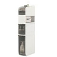 thumbnail image 1 of Costway 5-Tier Narrow Bathroom Storage Cabinet with Drawers Tissue Box Wheels for Kitchen, 1 of 10