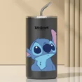 thumbnail image 1 of Taza de agua con aislamiento de paja de café de Stitch de Disney, taza de agua portátil de Stitch de bebé estrellado, circundante, lindo estudiante de dibujos animados, 1 of 1