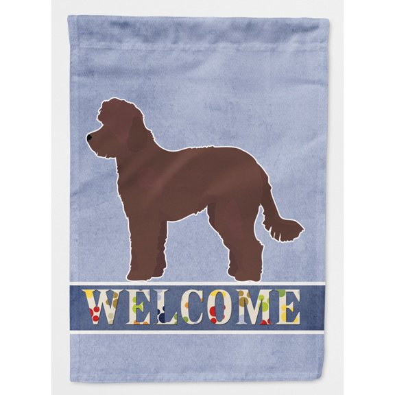 Carolines Treasures CK3786CHF Whoodle 1 Welcome Flag Canvas House Size  Large multicolor
