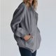 thumbnail image 3 of Chaquetas con cordón para mujer Color sólido Cremallera Asimétrico Ajuste suelto Traje diario FLhrweasw Para estrenar, 3 of 6