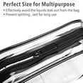 thumbnail image 3 of Clear Toiletry Bag, Packism 3 Pack TSA Approved Toiletry Bag Quart Size Bag, Travel Makeup Cosmetic Bag for Women Men, Carry on Airport Airline Compliant Bag, 3 of 3