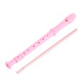 thumbnail image 1 of Musical Recorder Soprano Recorder 8 Holes High Pitch Soprano Recorder Flute ABS Flageolet Instruments Reed Pipe Kids Pink, 1 of 8