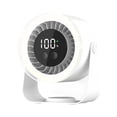thumbnail image 2 of shyuyusa USB Desktop Fan Rechargeable Version Digital Display Air Cooler Quiet Cooling Fan For Home Office Dormitory, 2 of 9