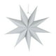 thumbnail image 2 of Adorno colgante decorativo de estrella grande 3D para casa de vacaciones Gris, 2 of 9