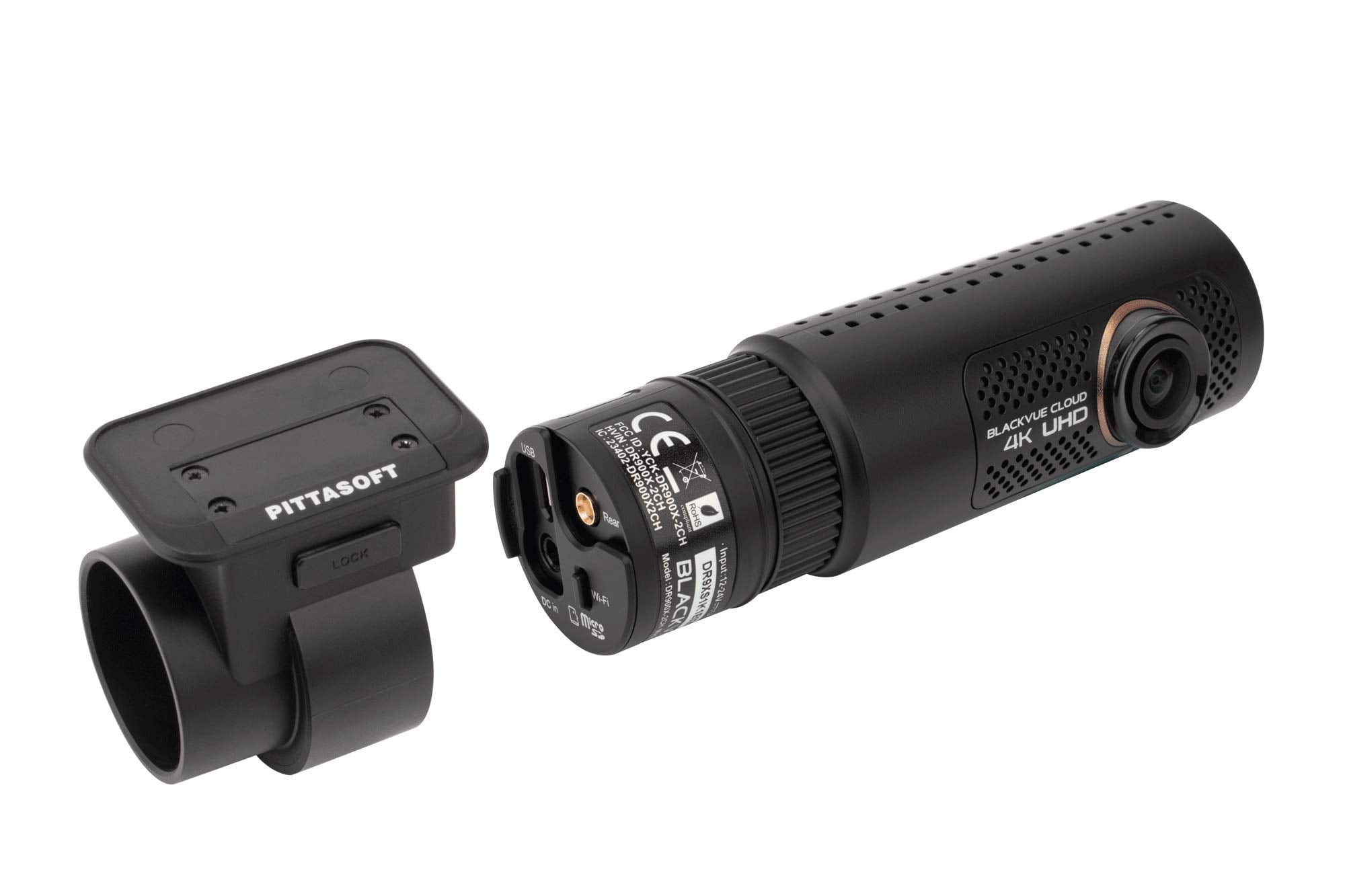 BlackVue DR900X-2CH with 128GB microSD Card | 4K UHD Cloud Dashcam |  Built-in Wi-Fi, GPS, Parking Mode Voltage Monitor | LTE via Optional CM100  LTE Module - Walmart.com
