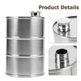thumbnail image 6 of FRCOLOR Stainless Steel Beverage Flask with Metal Lid for Home Use Safe Reliable 25oz 750ml, 6 of 8