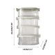 thumbnail image 2 of Puntoco Caja de almacenamiento de especias con sabor a vegetales Caja de latas de condimentos Cocina doméstica Caja de almacenamiento de condimentos de pimienta de Sichuan de alta gama Clasificación, 2 of 2