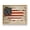 Re-stickable Natural, variant on American Flag by Daniela Santiago - Restickable Framed Giclée Print