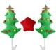 thumbnail image 2 of Matsuzay 2 piezas colgante de Navidad decoración de coche adornos colgantes multiusos DIY Prop ventana ornamento vacaciones suministros Kits de decoración para fiestas Árbol pequeño, 2 of 6