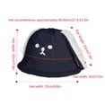 thumbnail image 6 of Babysbule Hats for Women Winter Women's Cute Rabbit Ear Hat Plush Thickened Warm Fashion Bucket Hat, 6 of 6