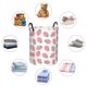 thumbnail image 4 of Fotbe Strawberry Cesto de Ropa con Asas, Cesto Impermeable de Gran Capacidad, Bolsa de Lavado para Dormitorio, Cesto de Ropa con Ruedas y Asas-Small, 4 of 6