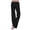 Black, variant on Womens Tummy Control Pants Flare Leggings with Cargo Pants with Pockets Butt Lifting High Waist Tummy Control Trousers Gym Workout Bootcut XS-XXXL