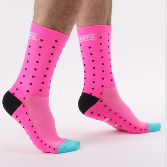JUST BUY IT DH04 Chaussettes de Cyclisme d'Extérieur Hommes Femmes Chaussettes de Sport Respirantes Chaussettes de Basketball