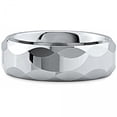 thumbnail image 2 of Polished Bevel Edge Tungsten Carbide Ring, 2 of 2