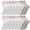 White, Light Gray, variant on Bocaoying Girl Cotton Athletic Crew Socks, Retro Stripe Patterns, 8 Pairs, Ages 3-12