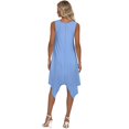 thumbnail image 5 of HELLHERO Beach Midi Dress, Star Stripe Irregular Hem Sleeveless Sundress, Side Pockets With Side Pockets Summer Sleeveless Dress for Cocktail Party Christmas Party, 5 of 8