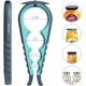 thumbnail image 2 of Abridor de frascos, abrelatas multifunción 5 en 1, kit de abrebotellas con mango de silicona, fácil de usar para niños, ancianos y personas con artritis (azul), 2 of 7