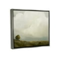 thumbnail image 4 of Stupell Industries Clouds Over Pasture Landscape Painting Gray Floater Framed Canvas Art Print Wall Art, 21 x 17, 4 of 10