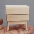 thumbnail image 6 of LeeQinersw 1/12 Dollhouse Mini Bedside Cabinet Miniature Furniture Birthday Gifts DIY Model, 6 of 9