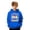 SW 52#Blue, variant on oqasdz Girls Sweatshirt 100 Days of School Cute Graphic Hooded Sweatshirt Athletic Playwear Long Sleeve Pullover Loose Fit Casual Outwear