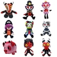 thumbnail image 3 of TV Hazbin Hotel (2024) Peluche de cosplay del pato Alastor rojo de terror, 3 of 5