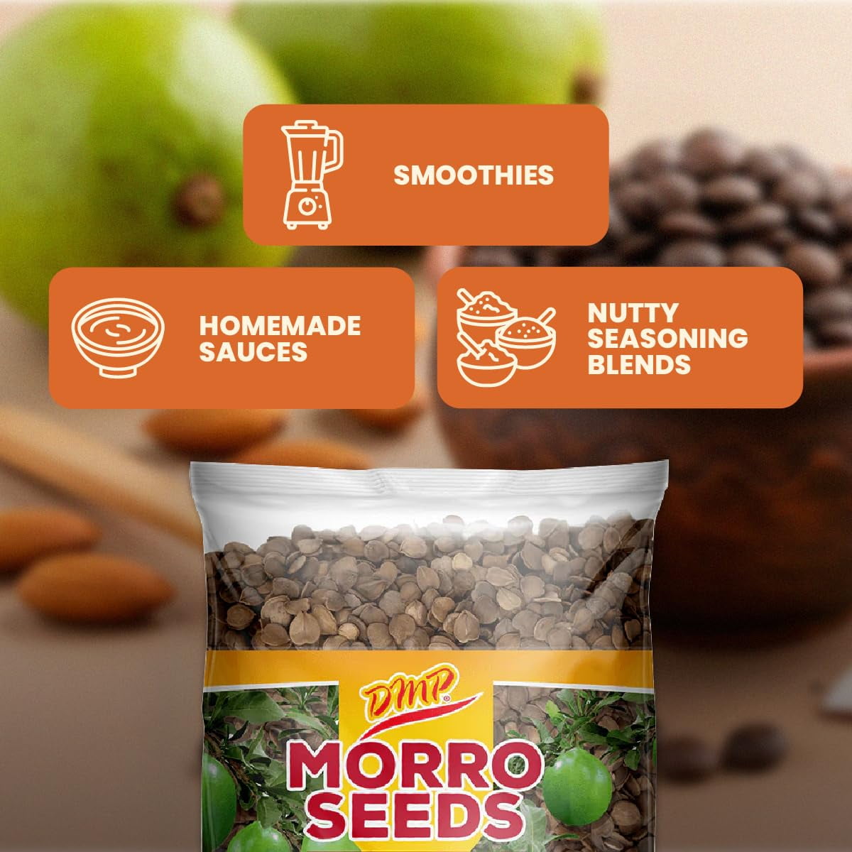 De Mi Pais Morro Seeds,Semillas de Morro for Horchata Drink,12 Oz,6-Pack