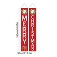thumbnail image 3 of Grrvtrz Christmas Couplet Door Curtain Custom Party Decoration Door Cover Christmas Flag Background Cloth,Holiday Products,Christmas Decorations, 3 of 6