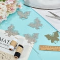 thumbnail image 3 of 1 Set 7Pcs Butterfly Hotfix Rhinestone Iron on/Sew On Patches Hot Melt Adhesive Cloth Appliques Clear 60x72x1.5mm, 3 of 5