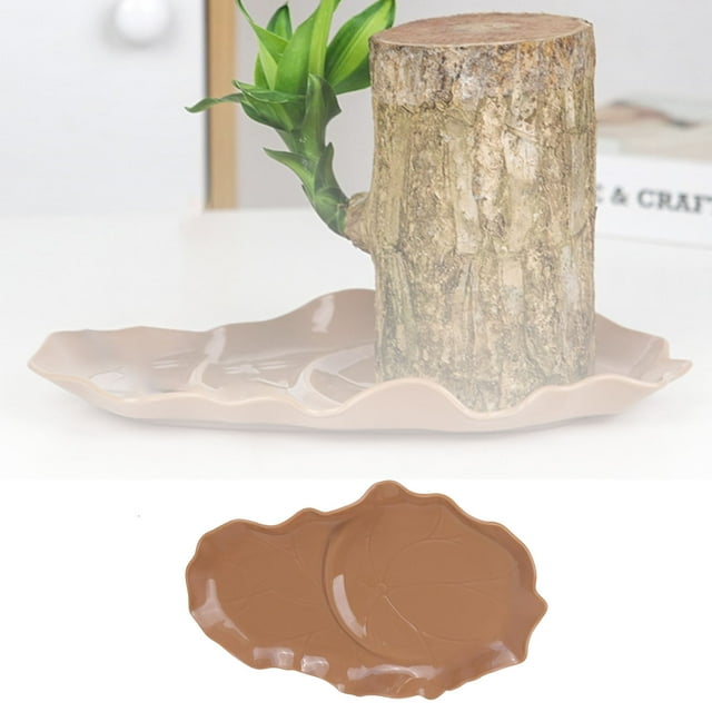 Ceramic Brazilian Wood Pot (Plants Not Included) Brazilian Wood Pallet Brazilian Wood Tray Flower Pots Planters Tray Saucer For Brazilian Wood Bottom Neutral Ornament Set Christmas Ornament Cute