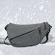 thumbnail image 1 of Bolso bandolera para hombre | Riñonera multibolsillos para teléfono y artículos esenciales | Correa ajustable | Piel sintética | Gris o negro, 1 of 6