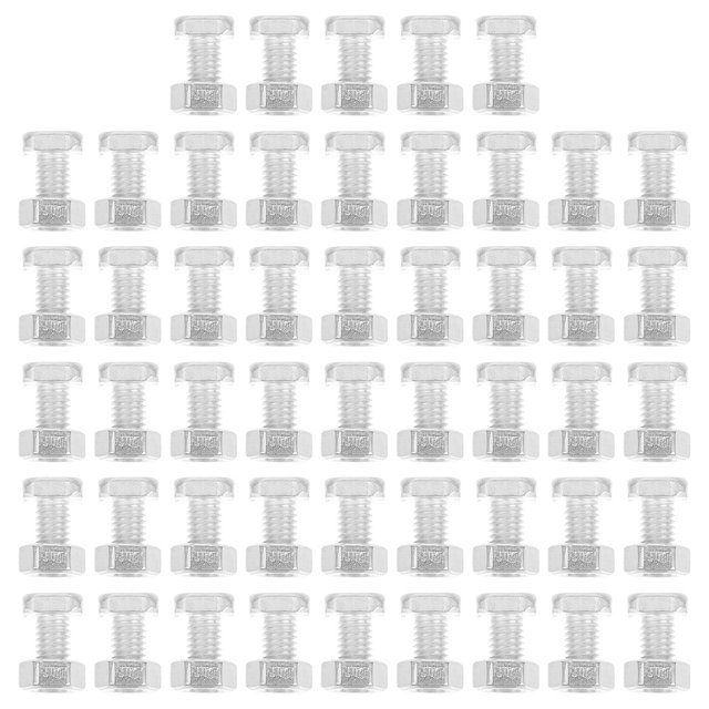Greenhouse nuts and bolts 100 Sets Greenhouse Bolts and Nuts Aluminium