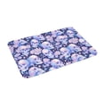thumbnail image 2 of Xecao Skull star crystal print Flannel Mat: Non-slip, 16x24in. Ideal for kitchen, bedroom, bath & living room., 2 of 9