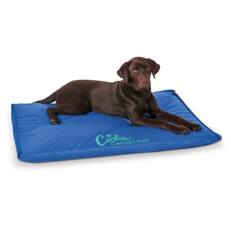UPC: 0655199017249 | K&H Pet Products Coolin  Comfort Bed Blue Large 32 X 44 Inches