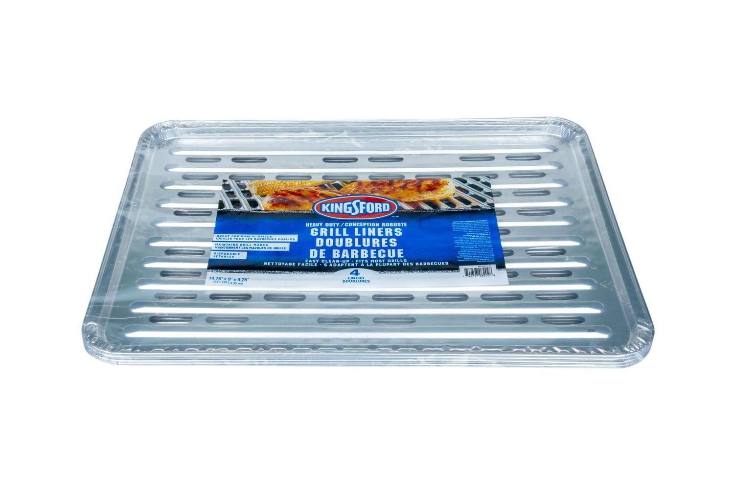 Kingsford - Heavy Duty Grill Liners 16"x11.75" 4ct