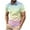Mint Green, variant on hotojiny Mens Shirts Summer Buttons Collar Short Sleeve Gradient T-Shirts Fashion Beach Vaction Hawaiian Tops Golf Shirts for Men